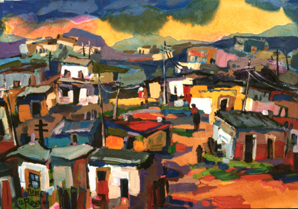 Street Scenes in the Evening Glow