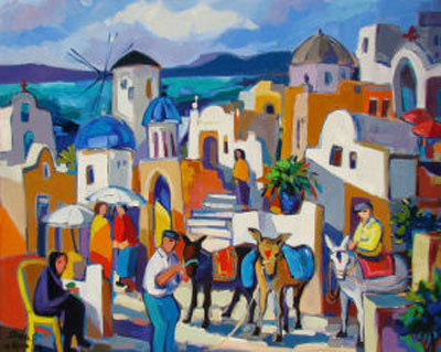 Santorini Donkeys