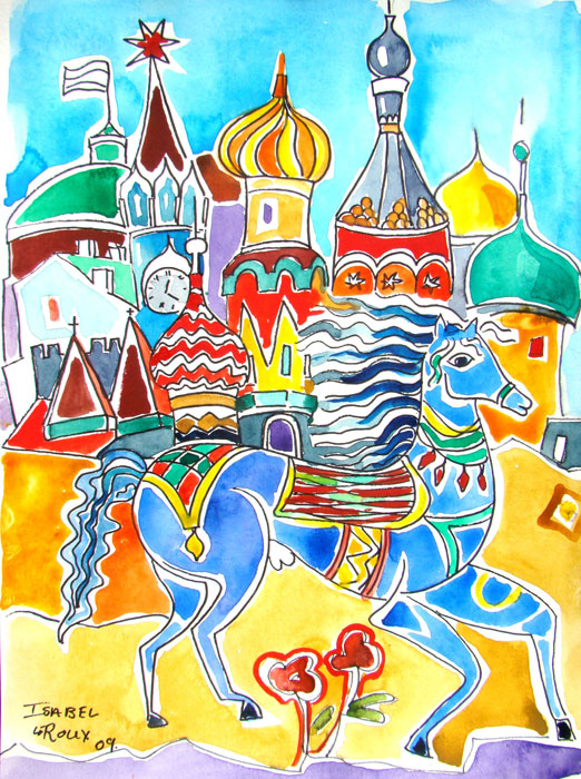 Blue Horse of Moskou