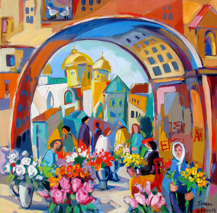 Flowers under the Arch
